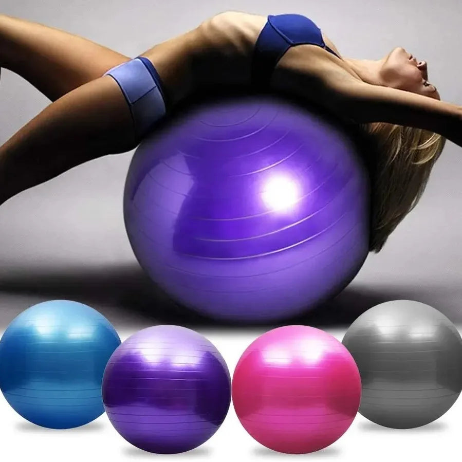 1pc Durable and Thickened Yoga Ball for lmproved, Anti-Burst Yoga Balance Ball for Pilates, Postpartum Recovery and CoreWorkout