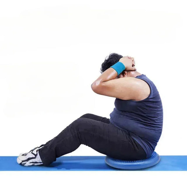 Yoga Balls Massage Pad Inflatable Stability Wobble Balance Disc Cushion Mat Fitness Exercise Training Ball balance ball