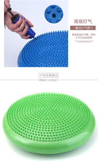 Yoga Balls Massage Pad Inflatable Stability Wobble Balance Disc Cushion Mat Fitness Exercise Training Ball balance ball