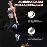 Adjustable Rapid Speed Steel Wire Jump Rope