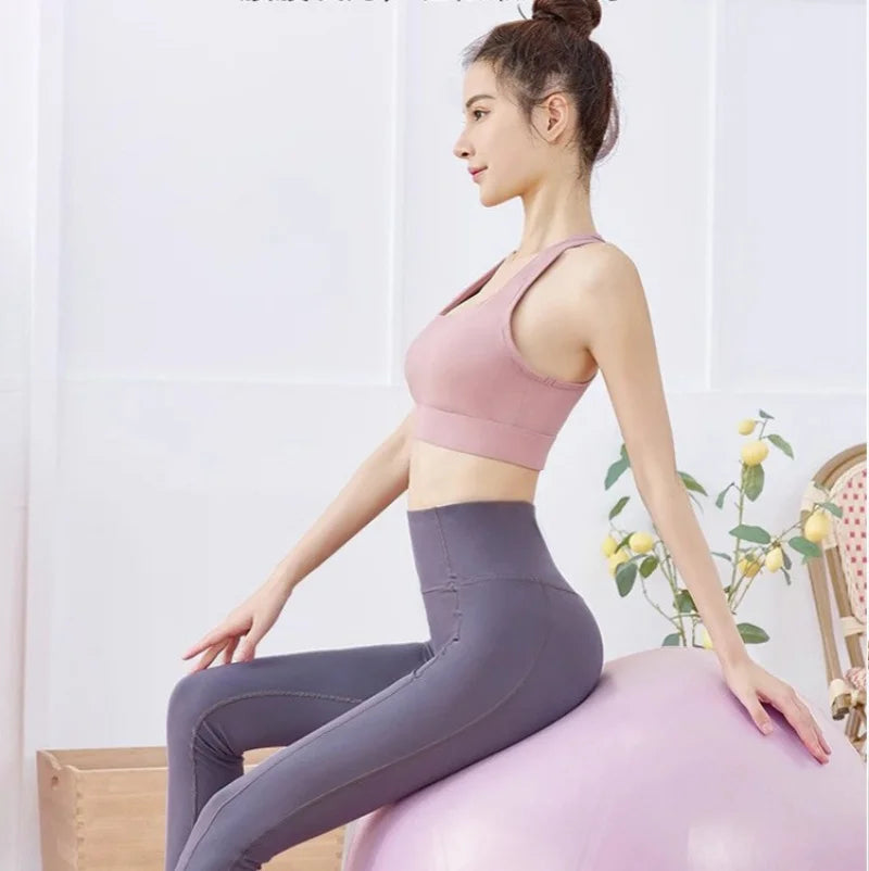 1pc Durable and Thickened Yoga Ball for lmproved, Anti-Burst Yoga Balance Ball for Pilates,  Postpartum Recovery and CoreWorkout