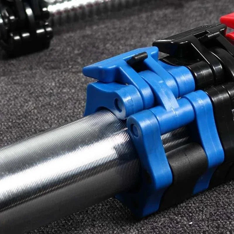 1 Pair 25/28/30mm Collars Barbell Collar Lock Dumbell Clips Clamp Weight Lifting Bar Gym Dumbbell Fitness Body Building