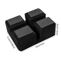 Bench Press Block EVA Weight Lifting Bodybuilding Adjustable Shoulder Barbell Board with Grooves Sports Workout