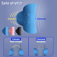 Neck Shoulder Stretcher Relaxer Cervical Chiropractic Traction Device Pillow