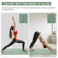 TPE Yoga Mat 183cm*57cm Eco-friendly Non-Slip Sports Fitness Mat For Exercise Yoga And Pilates Gymnastics Mat Fitness Equipment