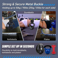 Hip Thrust Belt For Dumbbells And Kettlebells, Hip Thrust Pad Hip Trainer Booty Belt For Glutes, Bridges, Lunges