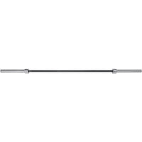 Barbell The Beast (New Version) - Black/Chrome, No Center Knurl