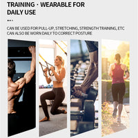 Adjustable Fitness Heavy Shoulder Strap Bench Press Shoulder Training Belt Push Chest Straight Back Correction Belt Open Shoulde